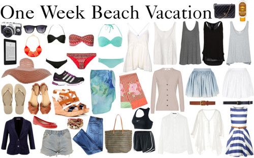tropical vacation packing list