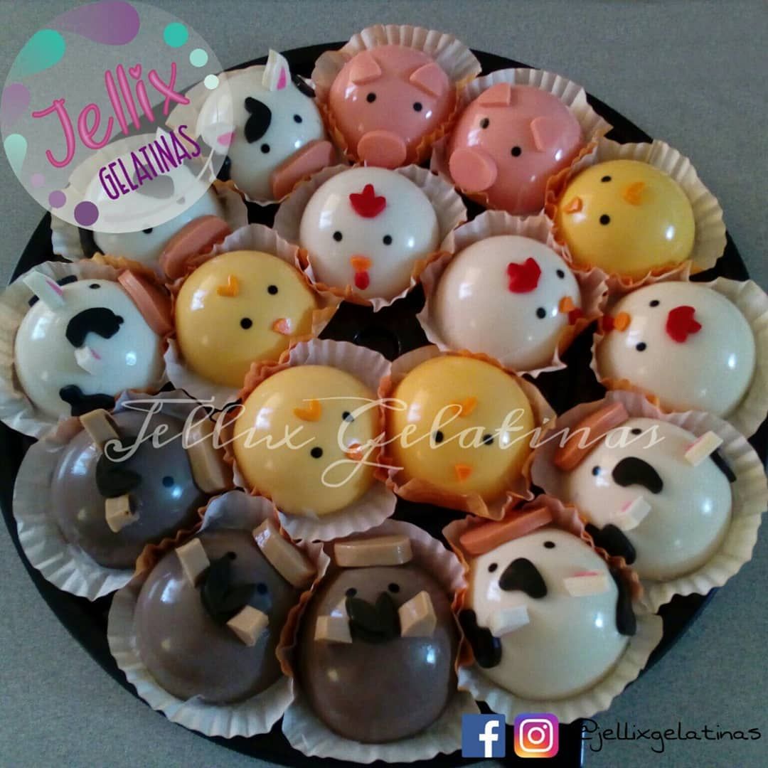 Gelatinas Individuales Animalitos De Granja Arte Y Diseño En Gelatina Jellix Jellixgelatinas Anima Gelatinas Para Fiestas Gelatinas Individuales Gelatinas