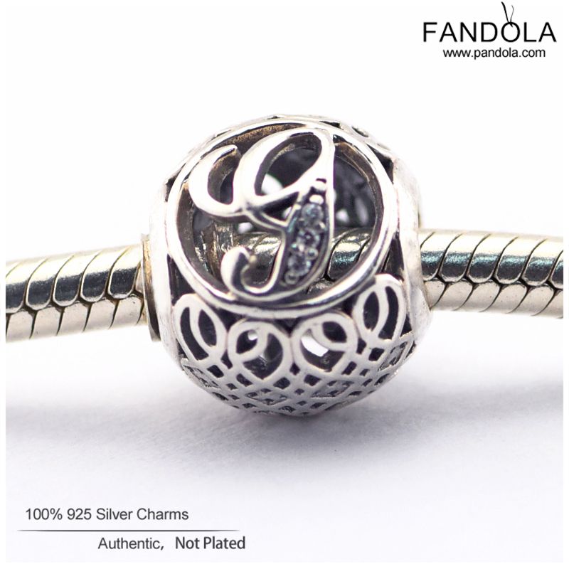 charm pandora lettre g charm pandora lettre g