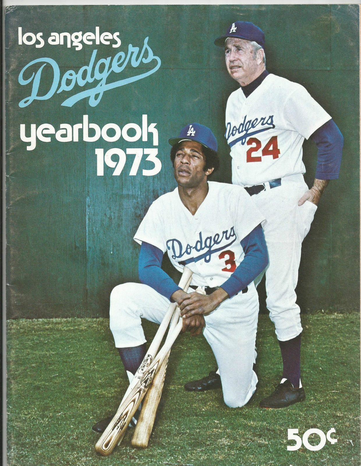 1973 Los Angeles Dodgers Yearbook Mlb Dodgers Dodgers Baseball Los Angeles Dodgers