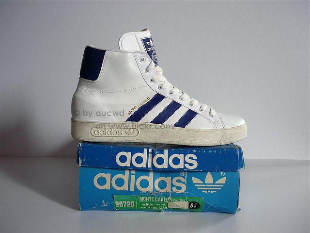 UNWORN 70`S / 80`S VINTAGE ADIDAS MONTE CARLO HI SHOES | Vintage adidas ...