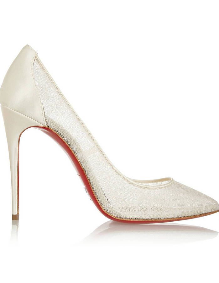 Chaussure de mariée haute couture Christian Louboutin printemps ... Chaussure de mariée haute couture Christian Louboutin printemps ...