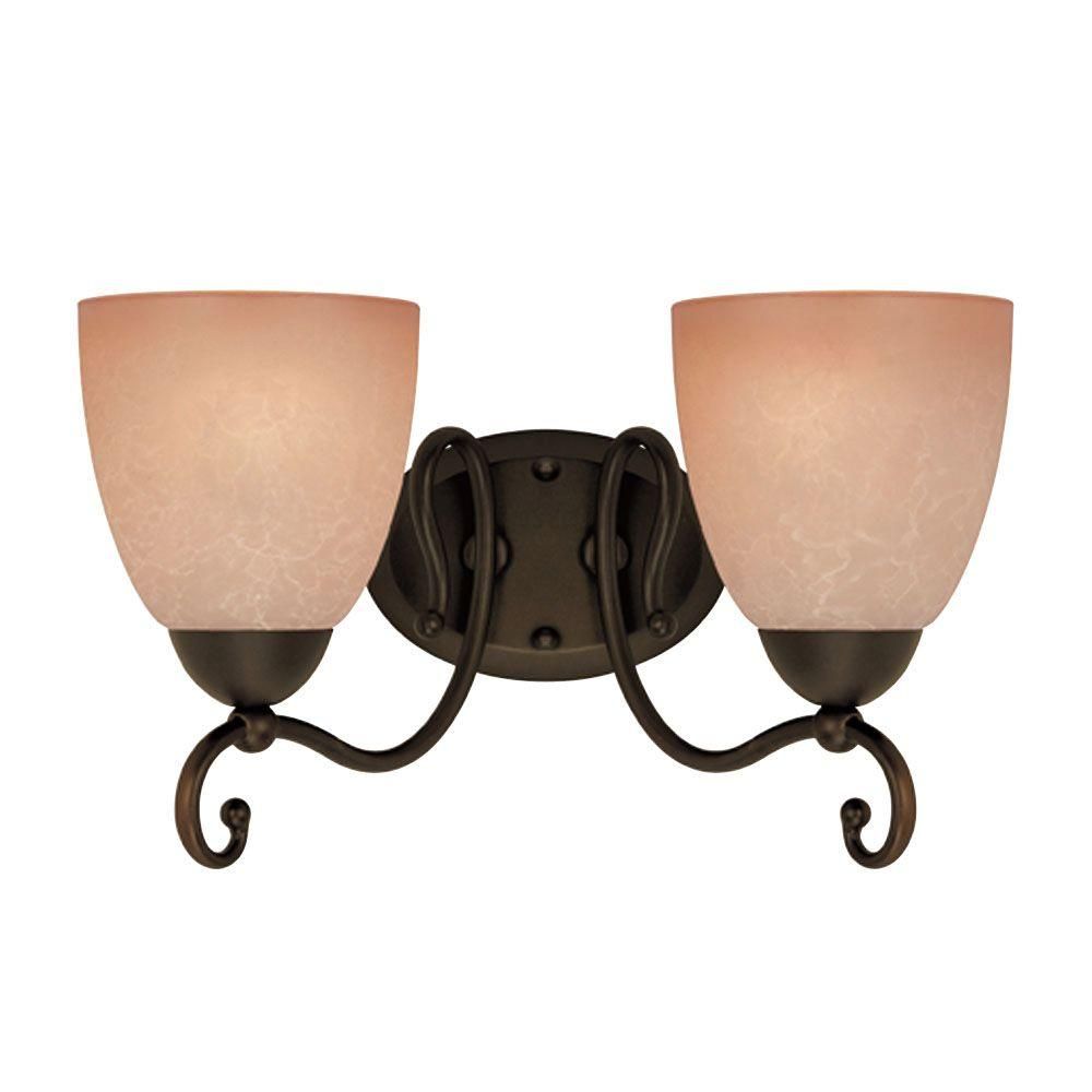 Westinghouse 2 Light Oil Rubbed Bronze Interior Wall Fixture With Westinghouse 2 Light Oil Rubbed Bronze Interior Wall Fixture With Aged Alabaster Glass