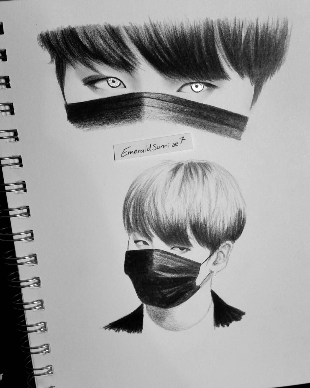 Quick Sketch Of Kookie Using The Previews Because I M Too Impatient To Wait For The Hq Pix Lol Added Some Silver To The Bts Drawings Jungkook Fanart Bts Fanart