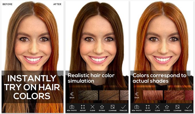 3 Fun Apps To Experiment With Your Hair Colour Hair Romance Hair Colour App Change Hair Color Change Hair