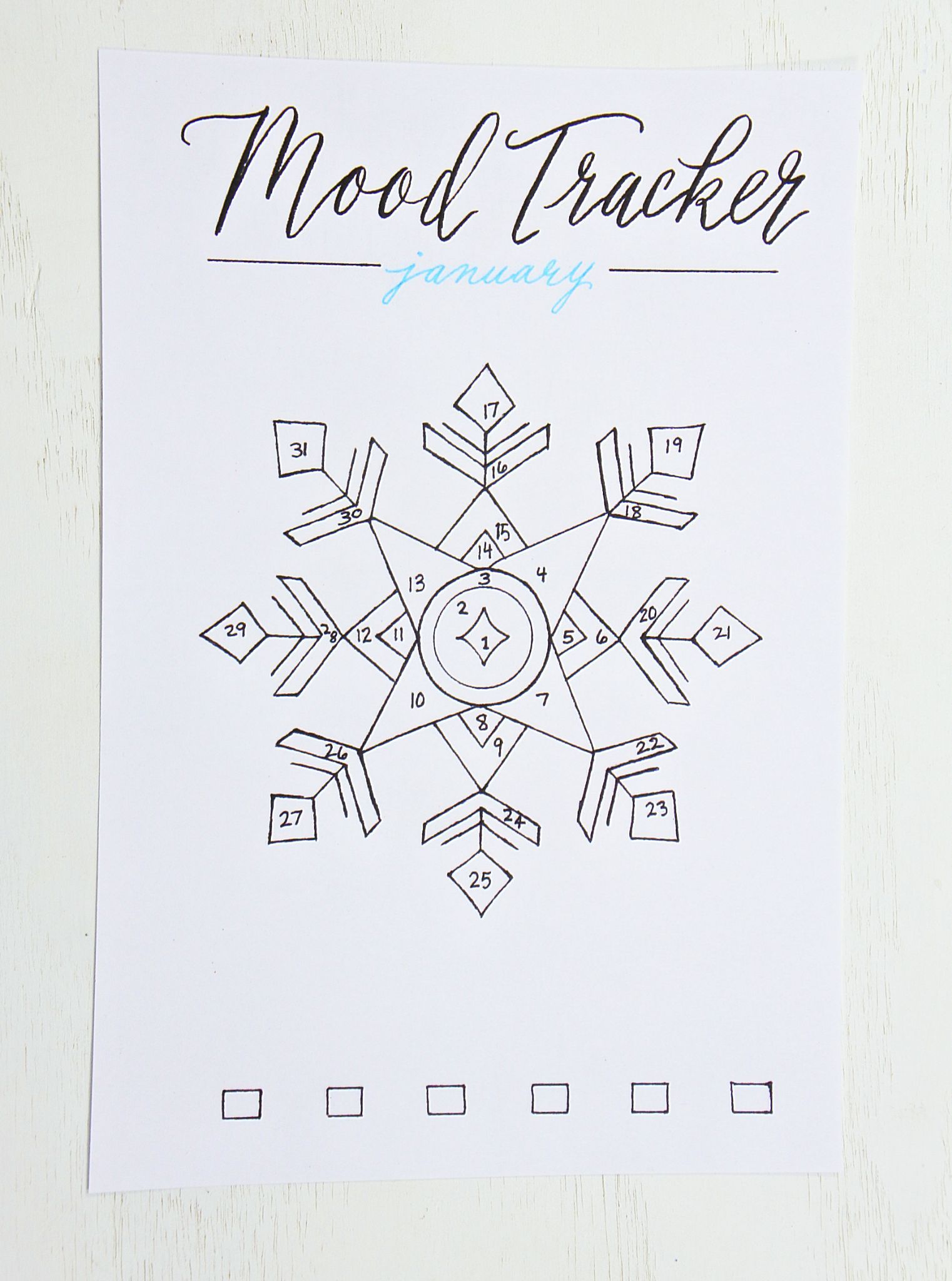 Bullet Magazine Set up for 2019 Planner December bullet picture about Mood Tracker Bullet Journal Printable known as Bullet Magazine Set up for 2019 Planner December bullet
