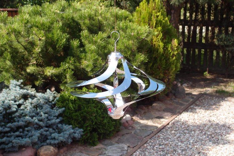 gartendeko-edelstahl-edelstahlfiguren-windspiel-spirale-aufhaengen ... gartendeko-edelstahl-edelstahlfiguren-windspiel-spirale-aufhaengen ...