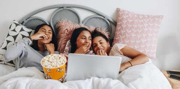 50 Fun Sleepover Ideas You’ll Enjoy No Matter Your Age | YourTango Fun Sleepover Ideas, Things To Do At A Sleepover, Fun Things, Camping Set Up, Youtube Workout, Unique Activities, Teen Romance, Dance Routines, Movie Marathon