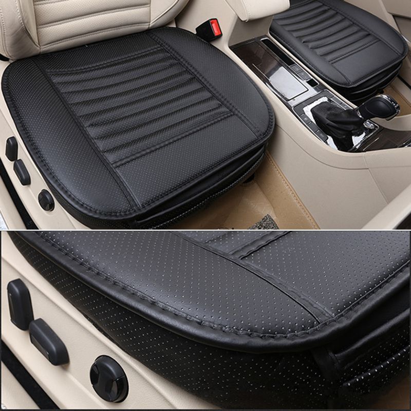 Car Seat Cushion Suninbox Car Seat Covers Bamboo Charcoal Breathable Comfortable Car Cushion Anti Skid Leather Fo Car Seat Protector Car Seat Cushion Car Seats