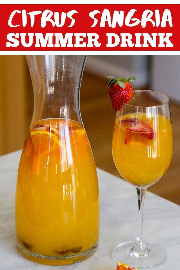 Citrus Sangria Summer Drink