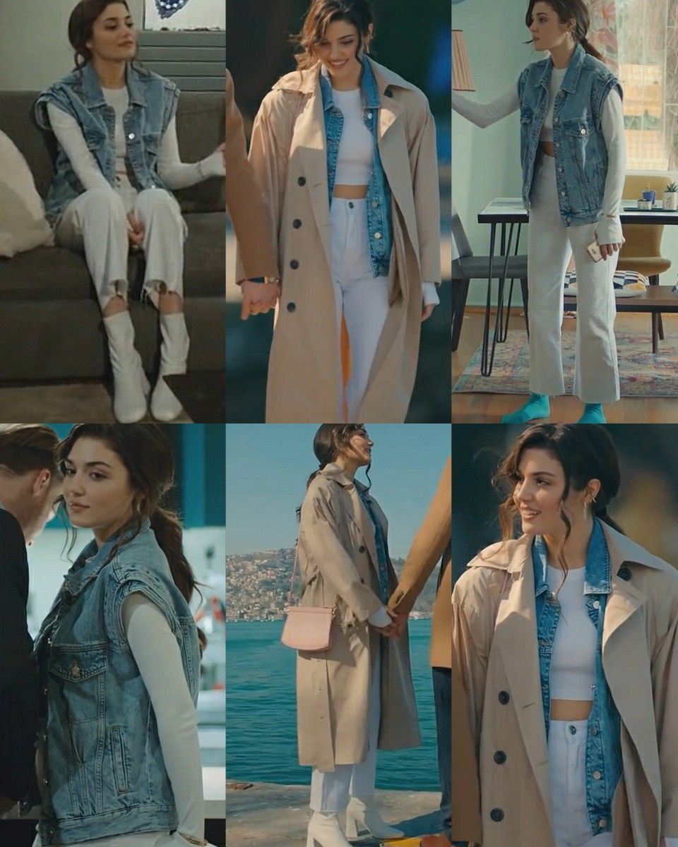 Eda ( 36 episode, Sen Cal Kapimi) 💙, 2021 Stil kıyafetler, Tarz moda