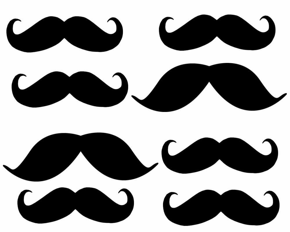 Massif image for printable moustaches Slobbery image throughout printable moustaches