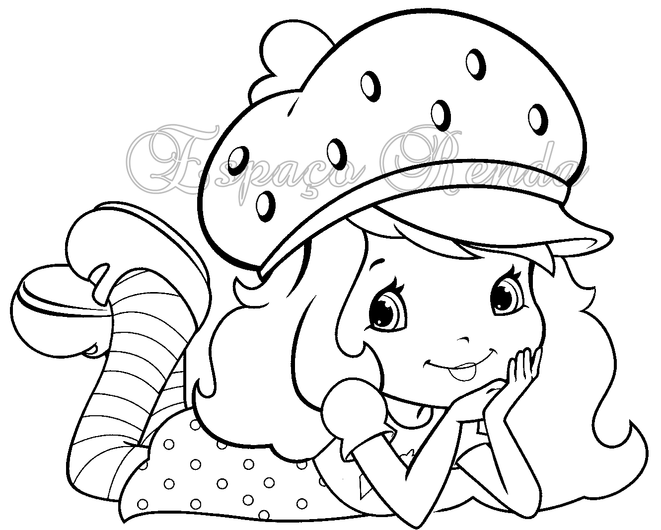 desenhos para colorir moranguinho para pintar coloring pages
