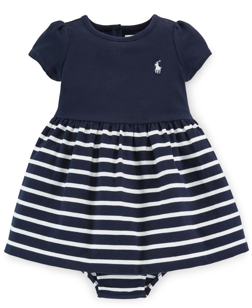 Ralph Lauren Baby Girls' Jersey Dress Kids & Baby Macy's Baby