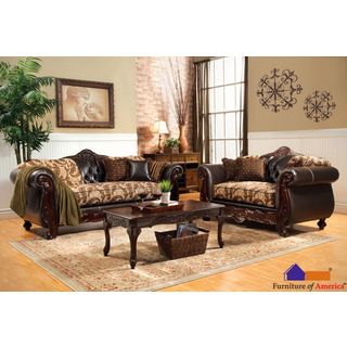 wohnzimmermöbel der alten welt furniture of america marina 2piece floral fabric and leatherette sofa loveseat set cost wohnzimmermöbel der alten welt furniture of america marina 2piece floral fabric and leatherette sofa loveseat set cost