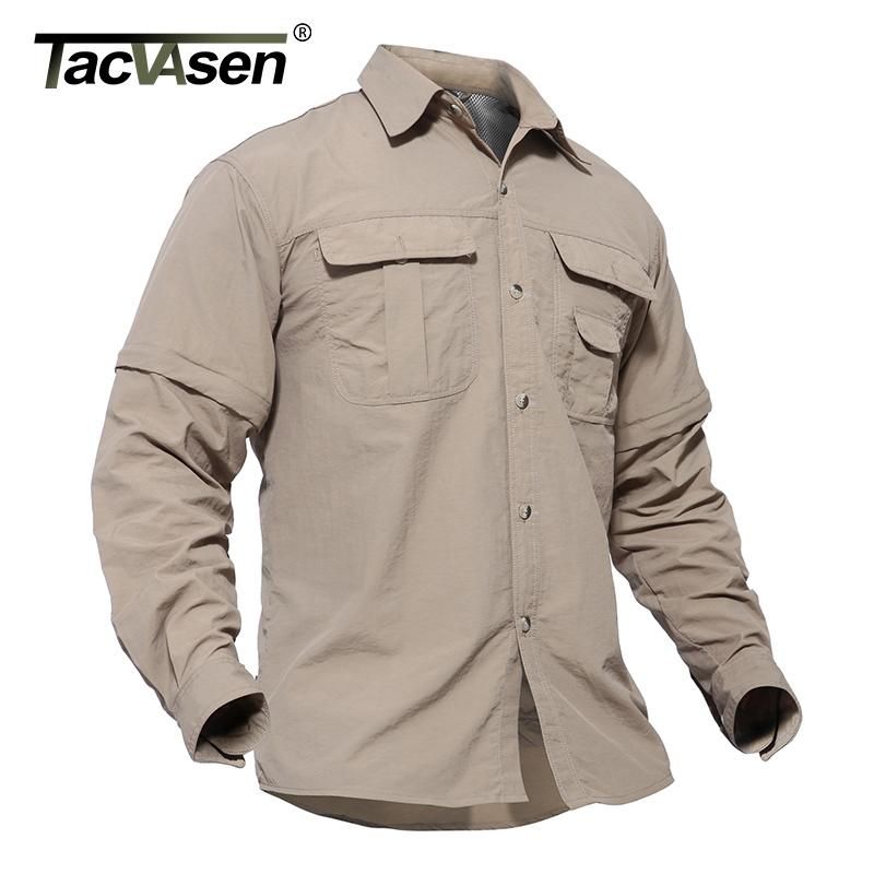 TACVASEN Mens Outdoor Breathable Quick Drying Lightweight Cargo Ripstop Hiking Pants