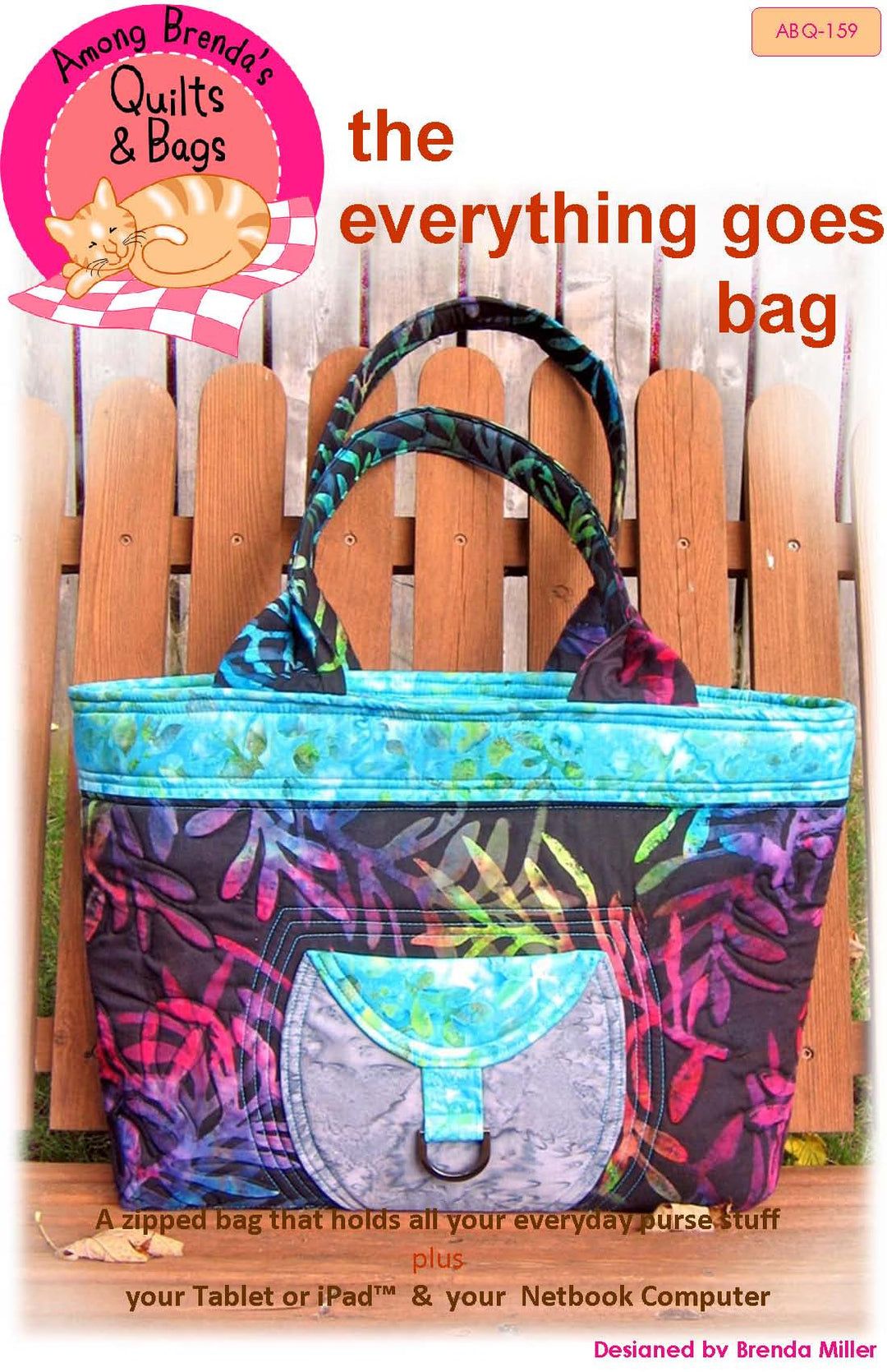 Pattern, ABQ, Everything Goes Bag, Organizer – Among Brenda's Quilts - The ABQ Sewing Studio Quilted Tote Bags, Quilted Totes, Quilted Purses, Sewing Bag, Easy Sewing, Sewing Ideas, Sewing Patterns, Go Bags, Purses And Bags