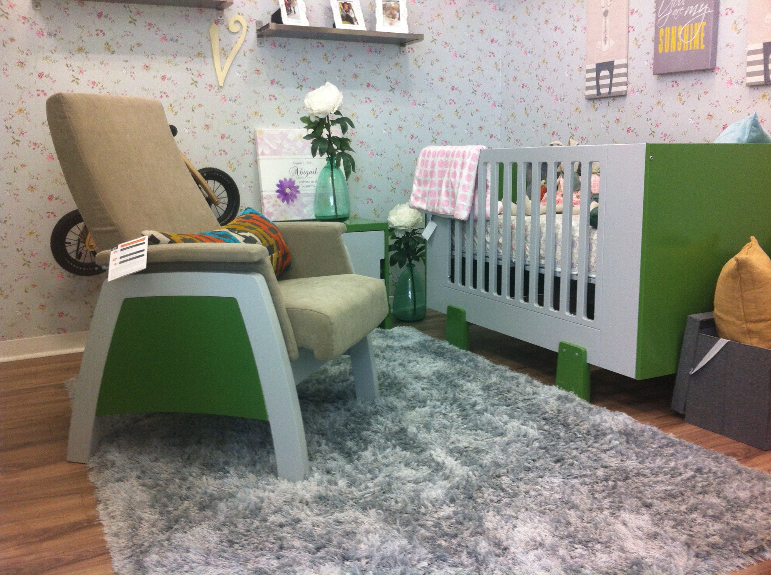 Urban Glider From Dutailier And Papaya Crib At Babyland Vaughan Urban Glider From Dutailier And Papaya Crib At Babyland Vaughan Ontario