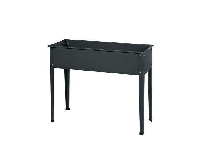 Dobar Hochbeet Mit Ablage Inkl Pflanzfolie Braun Lidl De Hochbeet Pflanzen Pflanzkasten