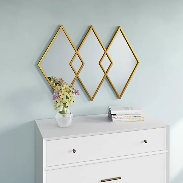Pin By Alyssa Stepien On Gifts For Me Diamond Wall Accent Mirrors Mirrors Wayfair