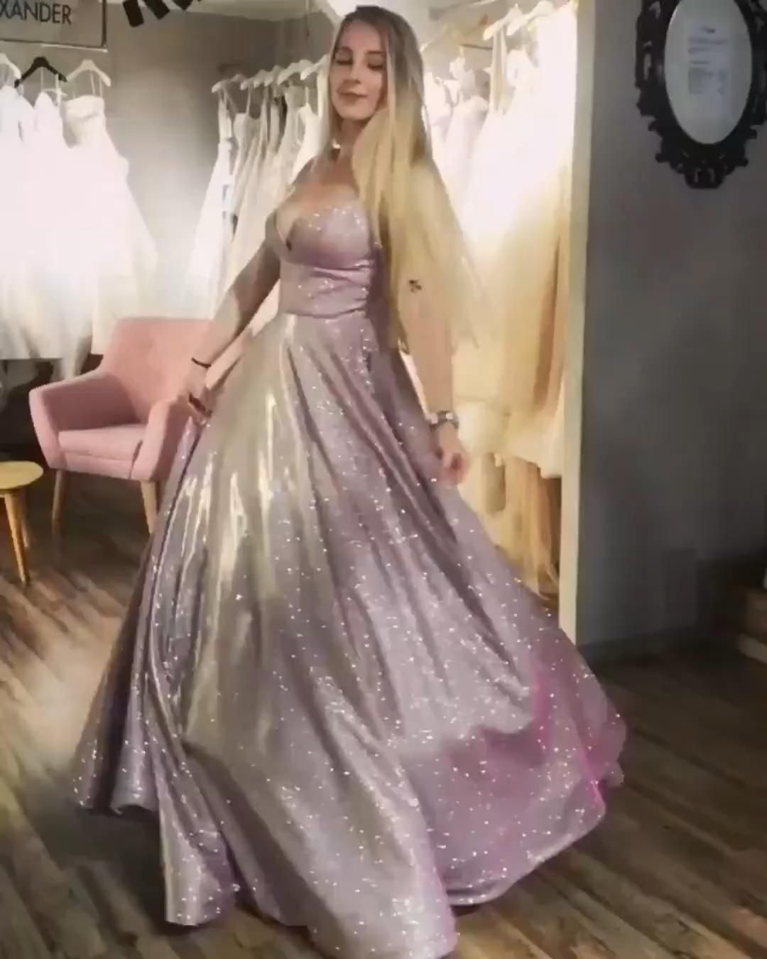 Sparkly prom dress... On ball gown