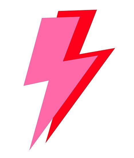 Pink And Red Lightning Poster by OneThreeSix Pink And Red Lightning Poster by OneThreeSix