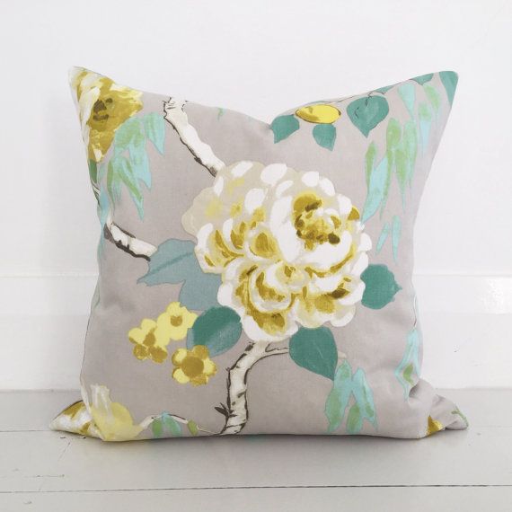 Handmade Shabby Chic Birds Natural LINEN Cotton Cushion Cover.Various sizes