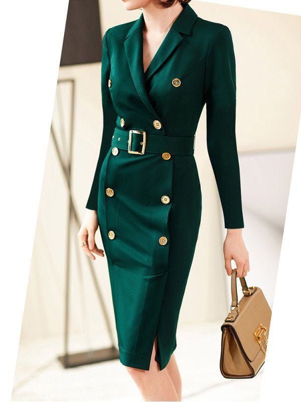 Stylish women's Office wear outfits 2022 em 2022 Vestidos estilosos