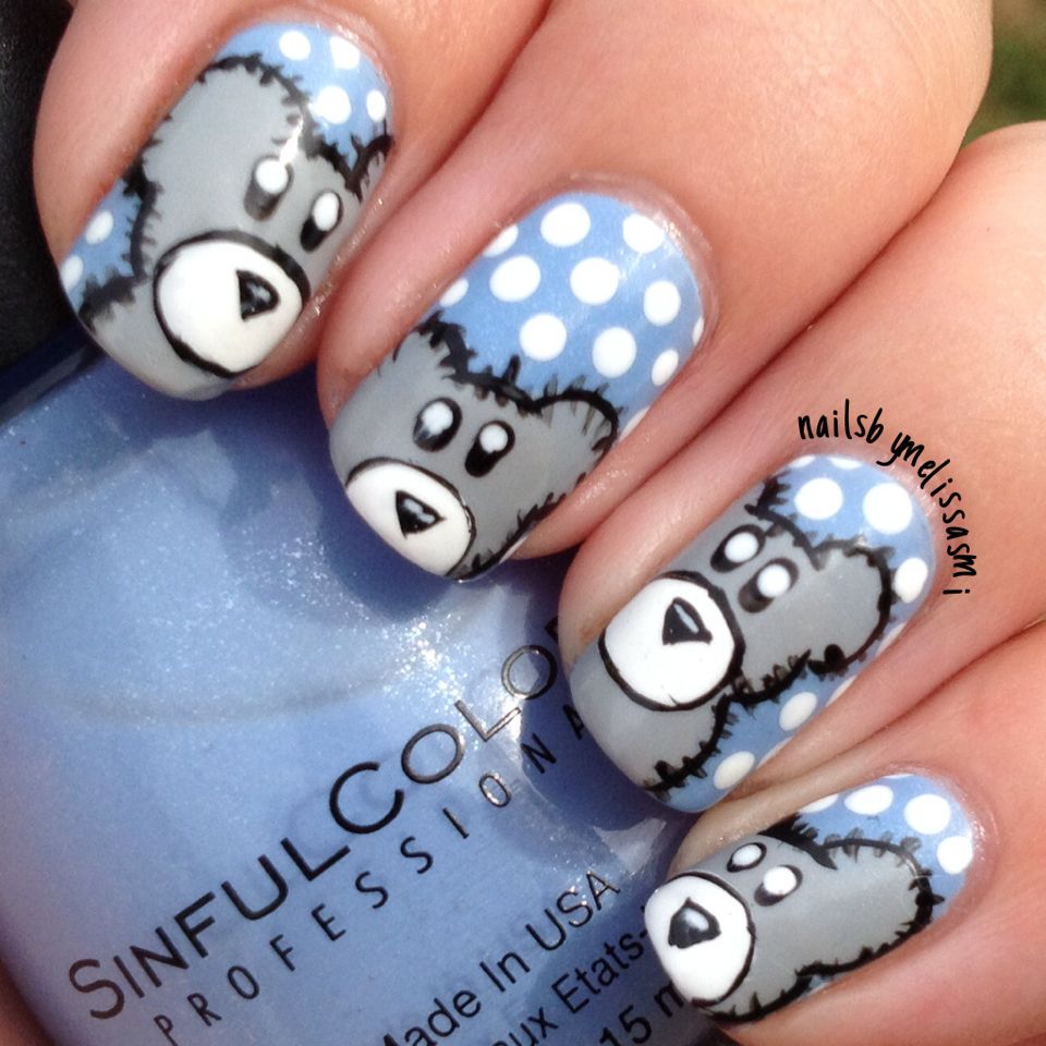 My teddy bear nails