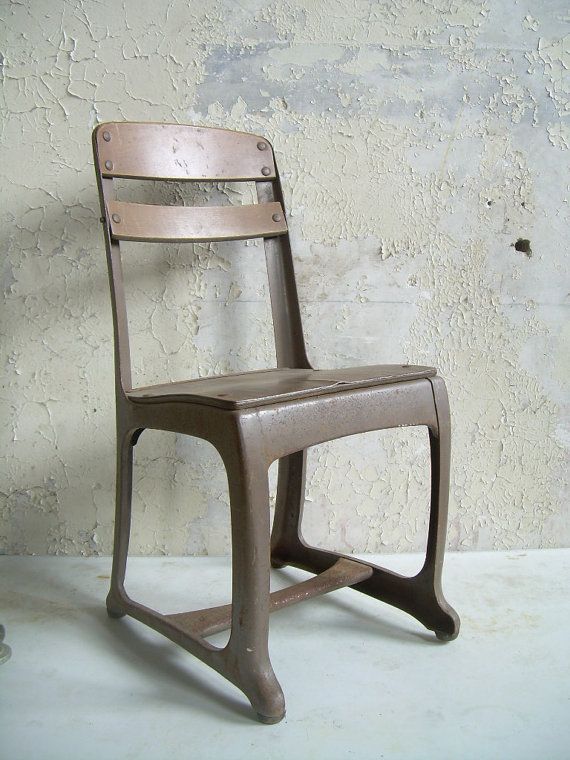 Reserved For Chelsea 4 Antique School Chairs For The Home Antique School Chair Wood and Metal on Etsy, $35.00 - Reserved For Chelsea 4 Antique School Chairs For The Home
