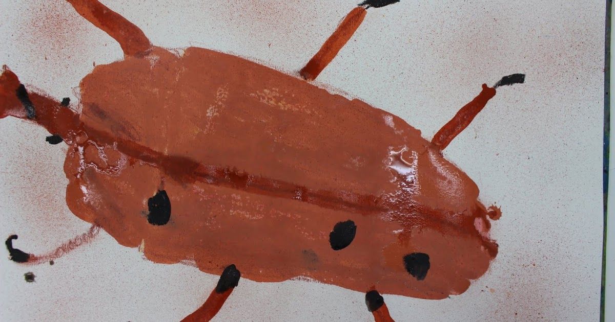 小山３ ２５ 水 の授業報告 カブトムシ 水彩絵の具 クレヨン