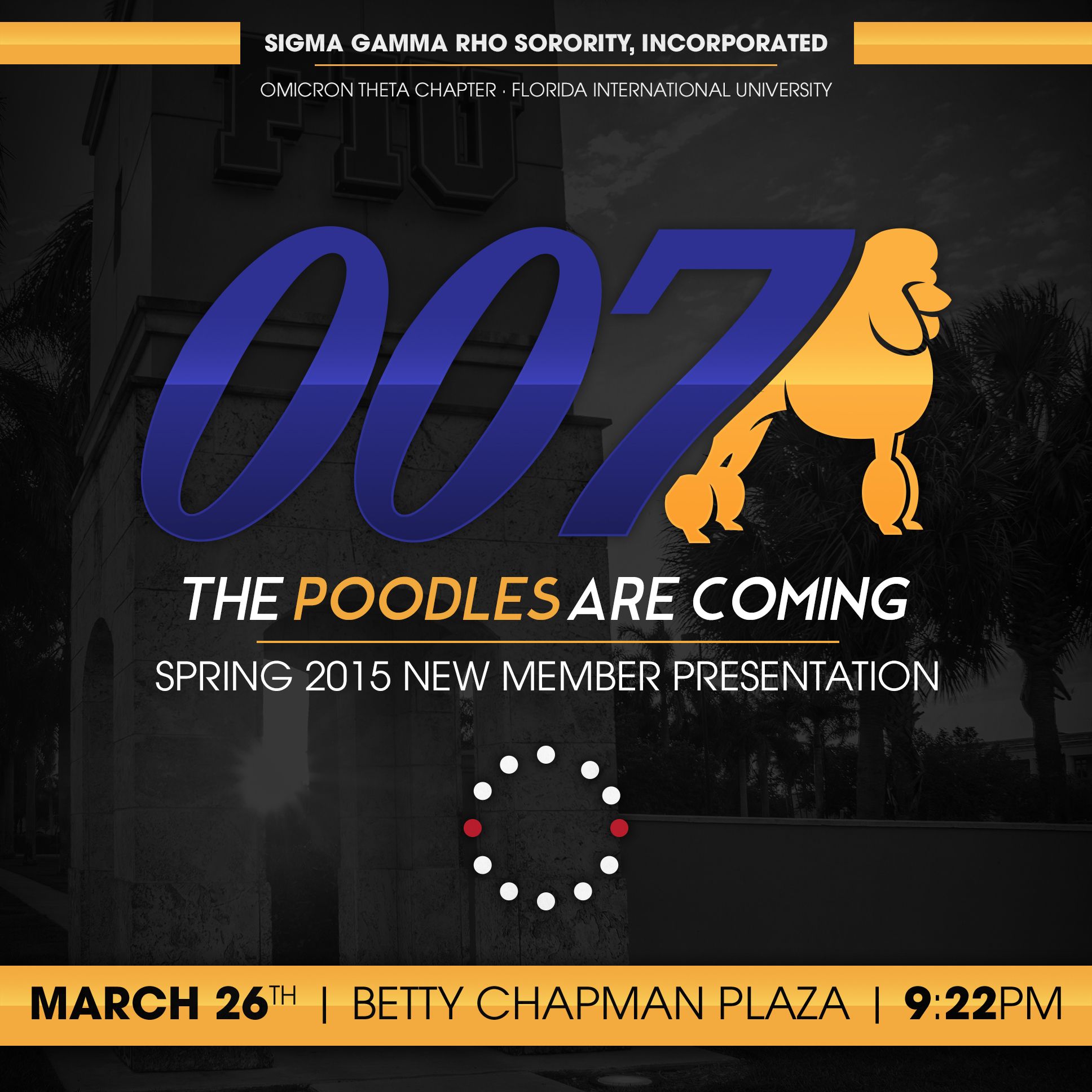 the poodles are coming spring 2015 sigma gamma rho sorority tke flyer