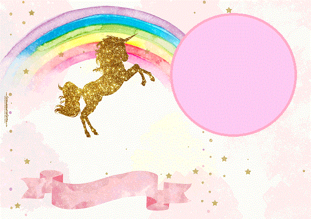 imágenes unicornios infantiles marcos