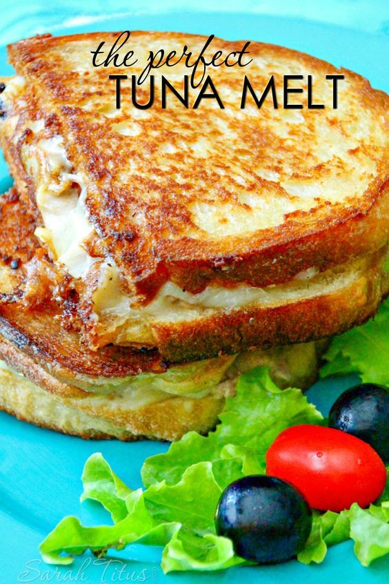 The Perfect Tuna Melt #sandwichrecipes