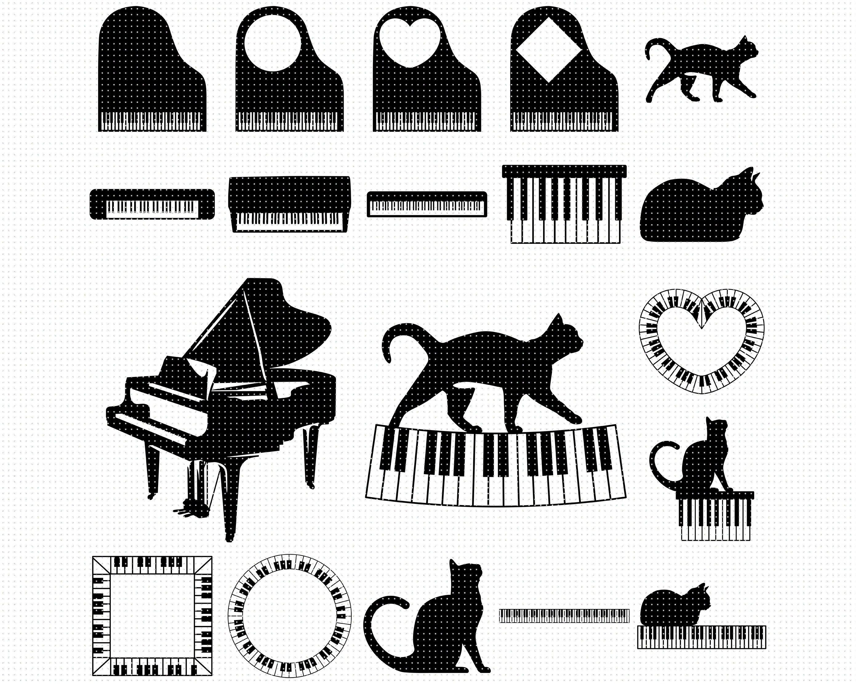 Piano SVG Piano Keys SVG Piano Monogram SVG Cat Piano Etsy Piano SVG Piano Keys SVG Piano Monogram SVG Cat Piano Etsy