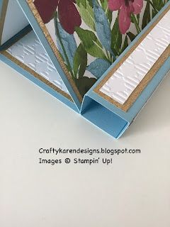 Awash in Beauty Easel Block Card - Pootlers Blog Hop