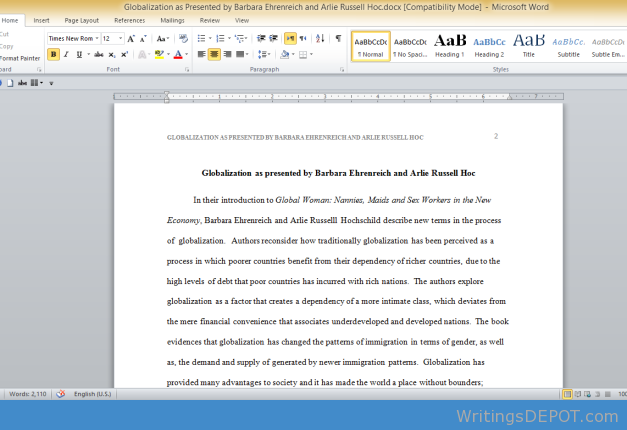 Download Writingsdepot Downloads Globalization By Barbara And Arlie In Their Introduction To Global Woman Nannies Maids Sex Workers Download Writingsdepot Downloads Globalization By Barbara And Arlie In Their Introduction To Global Woman Nannies Maids Sex Workers