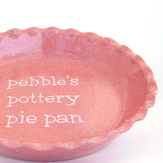 Red Speckled Pie Dish Red Personalized Pie Plate Stoneware Glaze Pie Plate Personalized Ceramic Pie Dish Baking Dish Bakers Gift Pie Dish Gifts For A Baker Dishes