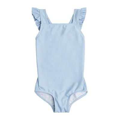 Girl's French Blue Crossover One Piece