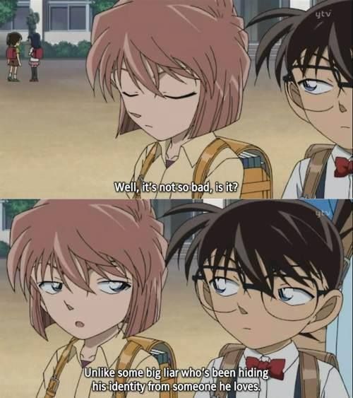 Conan And Haibara She Can Be So Mean Xd