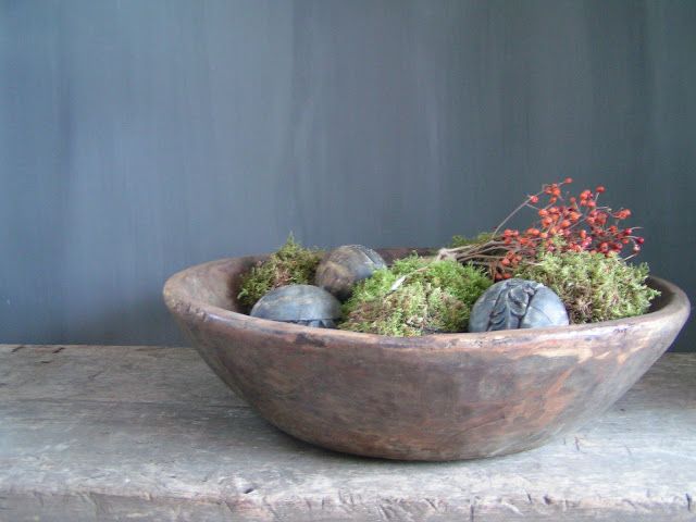 De Knotwilg: Mosballen Serving Bowls, Shabby Chic, Carving, Indoor, Tableware, Wood, Finch, Beautiful, Autumn