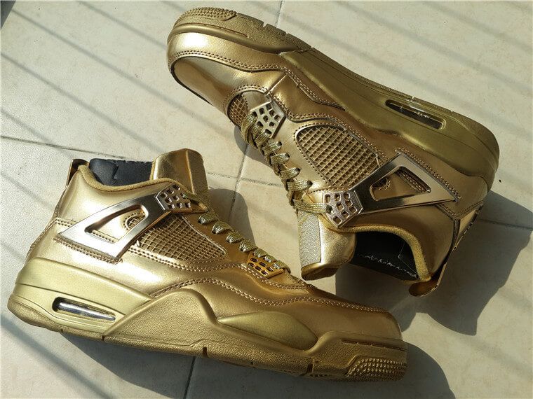 Nike Air Jordan 4 Golden Premium Basketball 626970 040