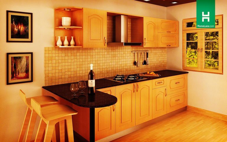 Heron Retro Parallel Kitchen With Breakfast Counter Heron Retro Parallel Kitchen With Breakfast Counter