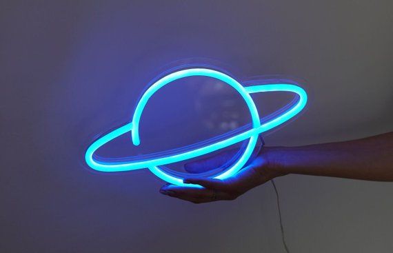Planet LED Neon Sign. Choose your color #ledtechnology