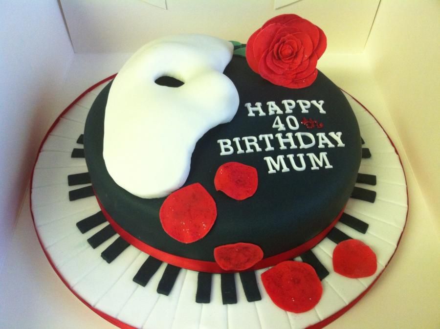 phantom of the opera cake decorations phantom of the opera cake decorations