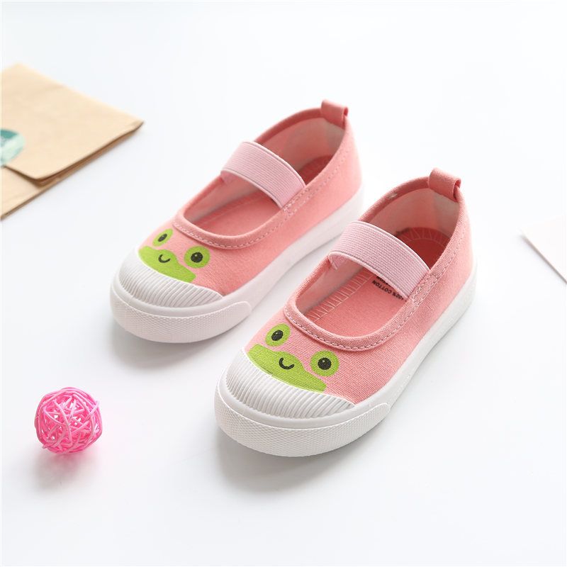 girls canvas slip ons