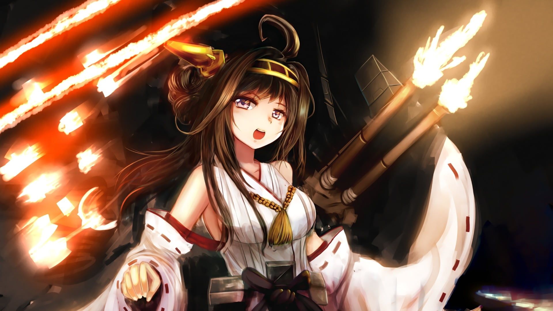 Kantai Collection Kongou Kancolle P Wallpaper Hdwallpaper Desktop Ipad Mini P