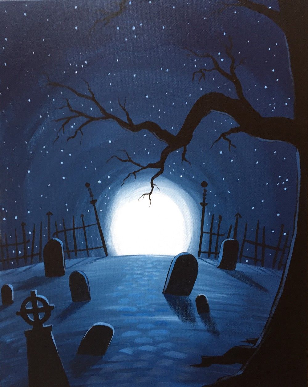 Find Your Next Paint Night | Muse Paintbar | Halloween canvas ...