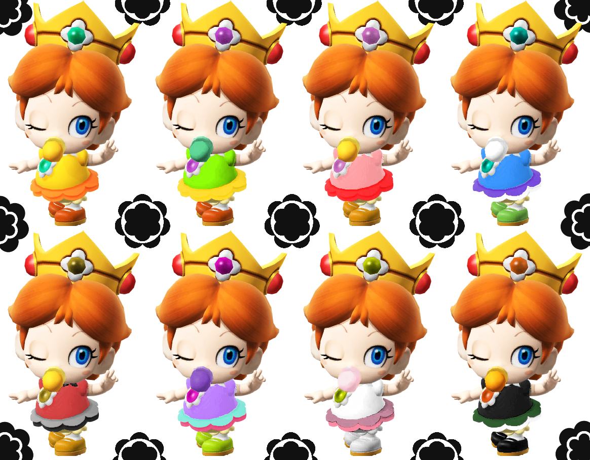 All Of Daisy S Umbrellas Colors Wearedaisy Princessdaisy Nintendo Nintendoswitch Supersmashbros Supe Princess Daisy Super Smash Bros Super Mario Run