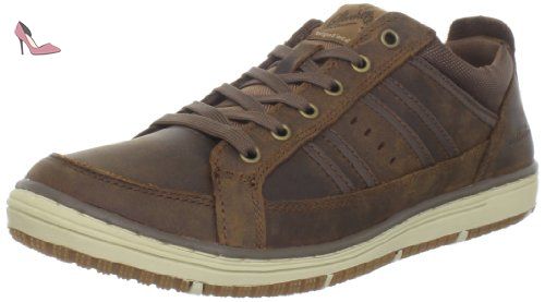 Skechers Irvin Hamal, Baskets mode homme - Marron (Cdb), 42 EU (8